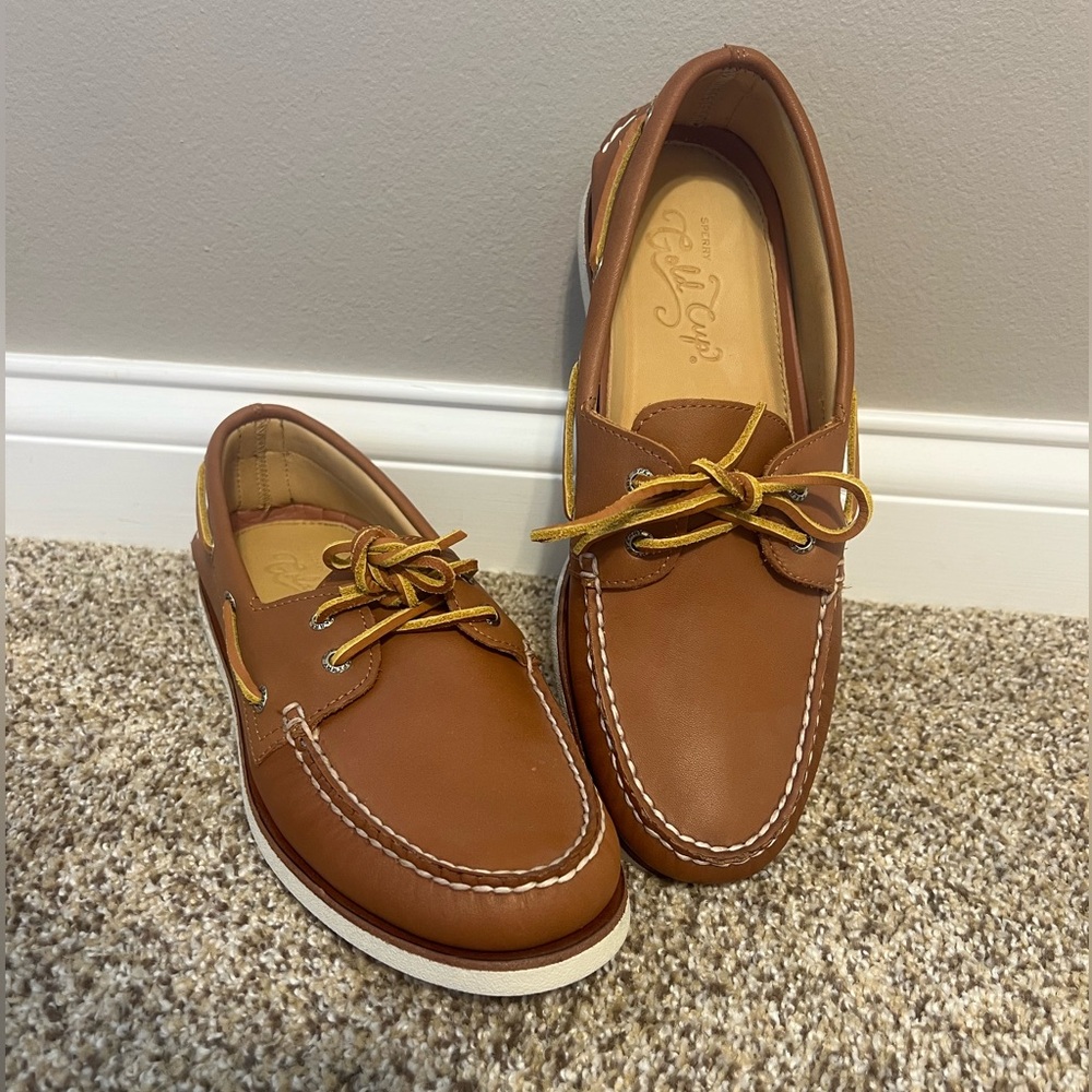Sperry Gold Cup A/O Gold Glove Leather NEW Boat Shoes Men's size 10.5 STS22579